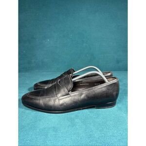 Mezlan Bradley Penny Loafers Black Leather Men’s Size 11 Made in Spain Italian S